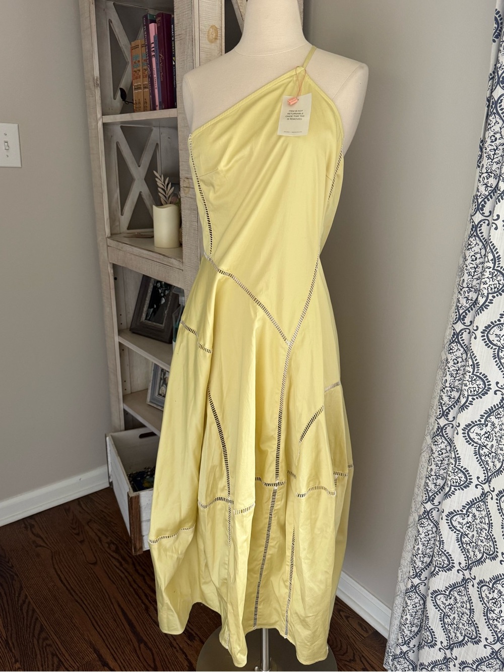 NWT Cult Gaia lime sabra rare barrel dress L $598 - Picture 2 of 9